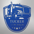 10 - 4 Roger Semi Truck Personalized Steel Metal Sign Wall ArtCustomly Gifts