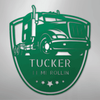 10 - 4 Roger Semi Truck Personalized Steel Metal Sign Wall ArtCustomly Gifts