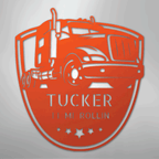 10 - 4 Roger Semi Truck Personalized Steel Metal Sign Wall ArtCustomly Gifts