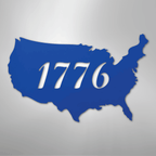 1776 America Patriotic Steel Metal Sign Wall ArtCustomly Gifts