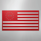 1776 Flag Patriotic America Steel Metal Sign Wall ArtCustomly Gifts