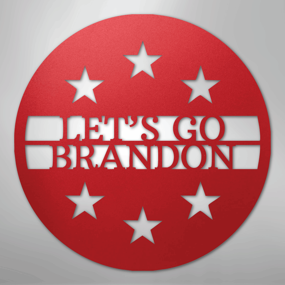 6 Star Round Monogram Personalized Steel Metal Sign Wall ArtCustomly Gifts