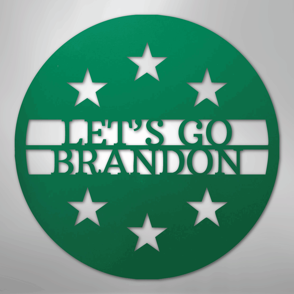 6 Star Round Monogram Personalized Steel Metal Sign Wall ArtCustomly Gifts