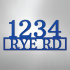 Address Street and Number Personalized Steel Metal Sign Wall ArtCustomly Gifts