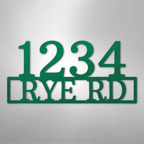 Address Street and Number Personalized Steel Metal Sign Wall ArtCustomly Gifts