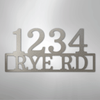 Address Street and Number Personalized Steel Metal Sign Wall ArtCustomly Gifts