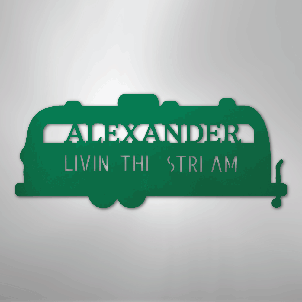 Airstream Personalized - Steel Metal Sign Wall ArtCustomly Gifts