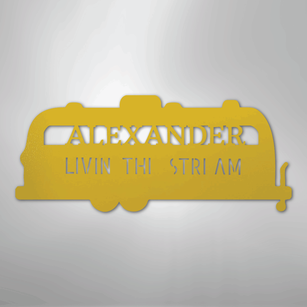 Airstream Personalized - Steel Metal Sign Wall ArtCustomly Gifts
