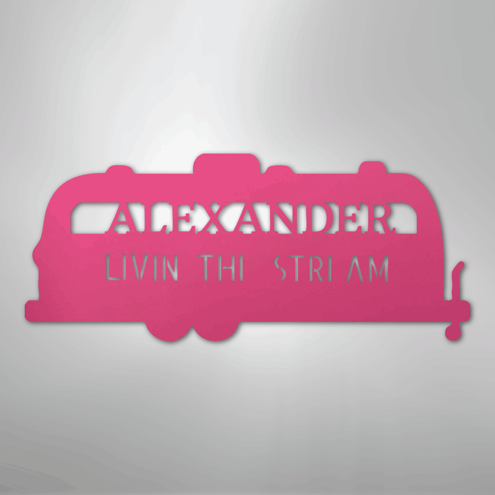 Airstream Personalized - Steel Metal Sign Wall ArtCustomly Gifts