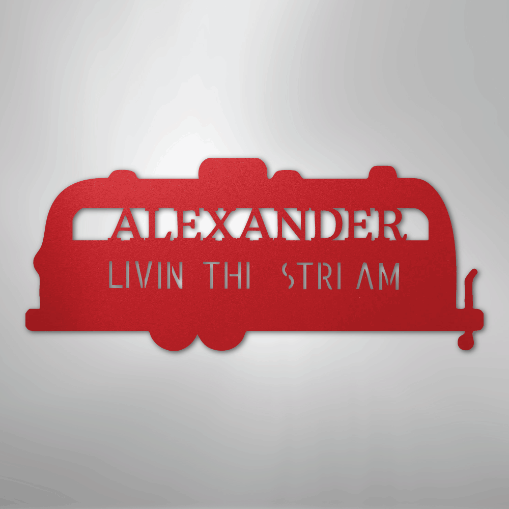 Airstream Personalized - Steel Metal Sign Wall ArtCustomly Gifts