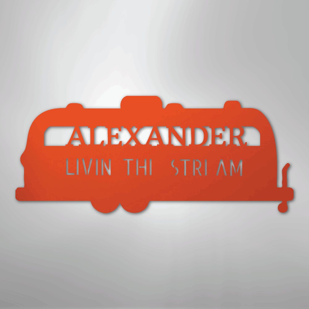 Airstream Personalized - Steel Metal Sign Wall ArtCustomly Gifts