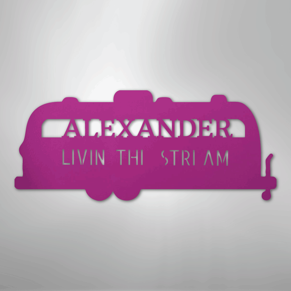 Airstream Personalized - Steel Metal Sign Wall ArtCustomly Gifts