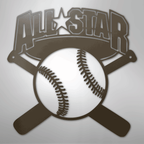 All - Star Baseball Steel Metal Sign Wall ArtCustomly Gifts
