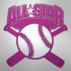 All - Star Baseball Steel Metal Sign Wall ArtCustomly Gifts
