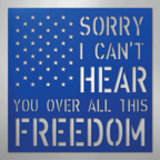 All This Freedom - Steel Metal Sign Wall ArtCustomly Gifts