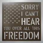 All This Freedom - Steel Metal Sign Wall ArtCustomly Gifts