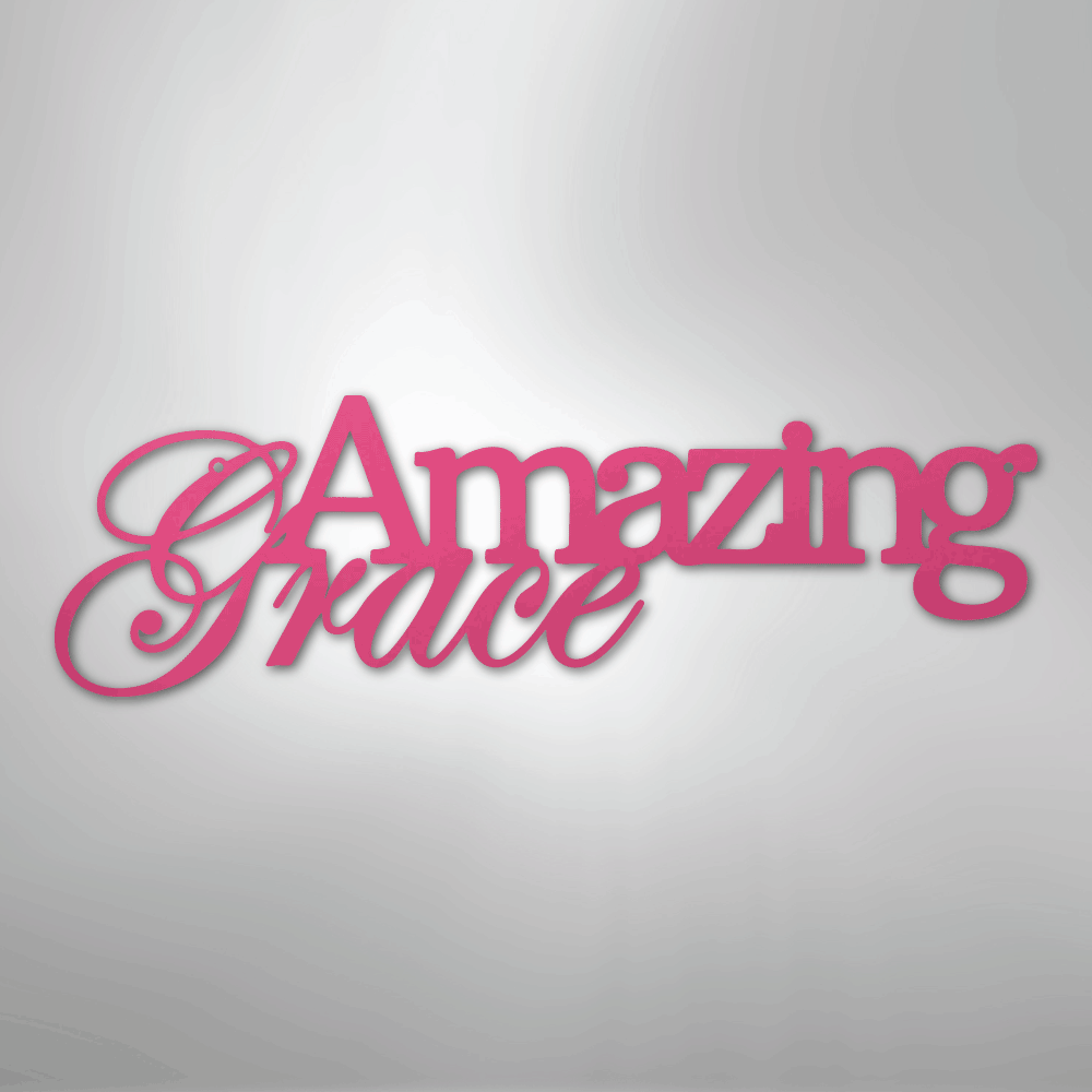 Amazing Grace - Steel Metal Sign Sign Wall ArtCustomly Gifts