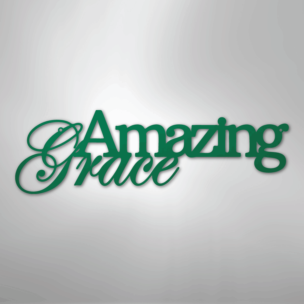 Amazing Grace - Steel Metal Sign Sign Wall ArtCustomly Gifts