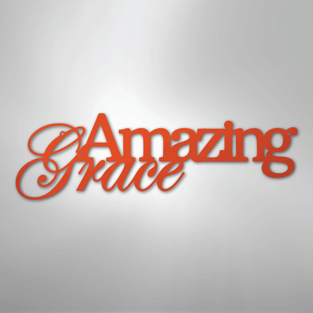 Amazing Grace - Steel Metal Sign Sign Wall ArtCustomly Gifts