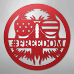 American Eagle Personalized Patriotic Steel Metal Sign Wall ArtCustomly Gifts