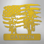 American Motocross Personalized Family Name Steel Metal Sign Wall ArtCustomly Gifts