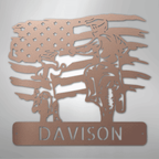 American Motocross Personalized Family Name Steel Metal Sign Wall ArtCustomly Gifts