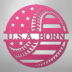 America's Pastime Baseball Personalized Steel Metal Sign Wall ArtCustomly Gifts