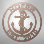 Anchor Family Personalized Steel Metal Sign Wall ArtCustomly Gifts
