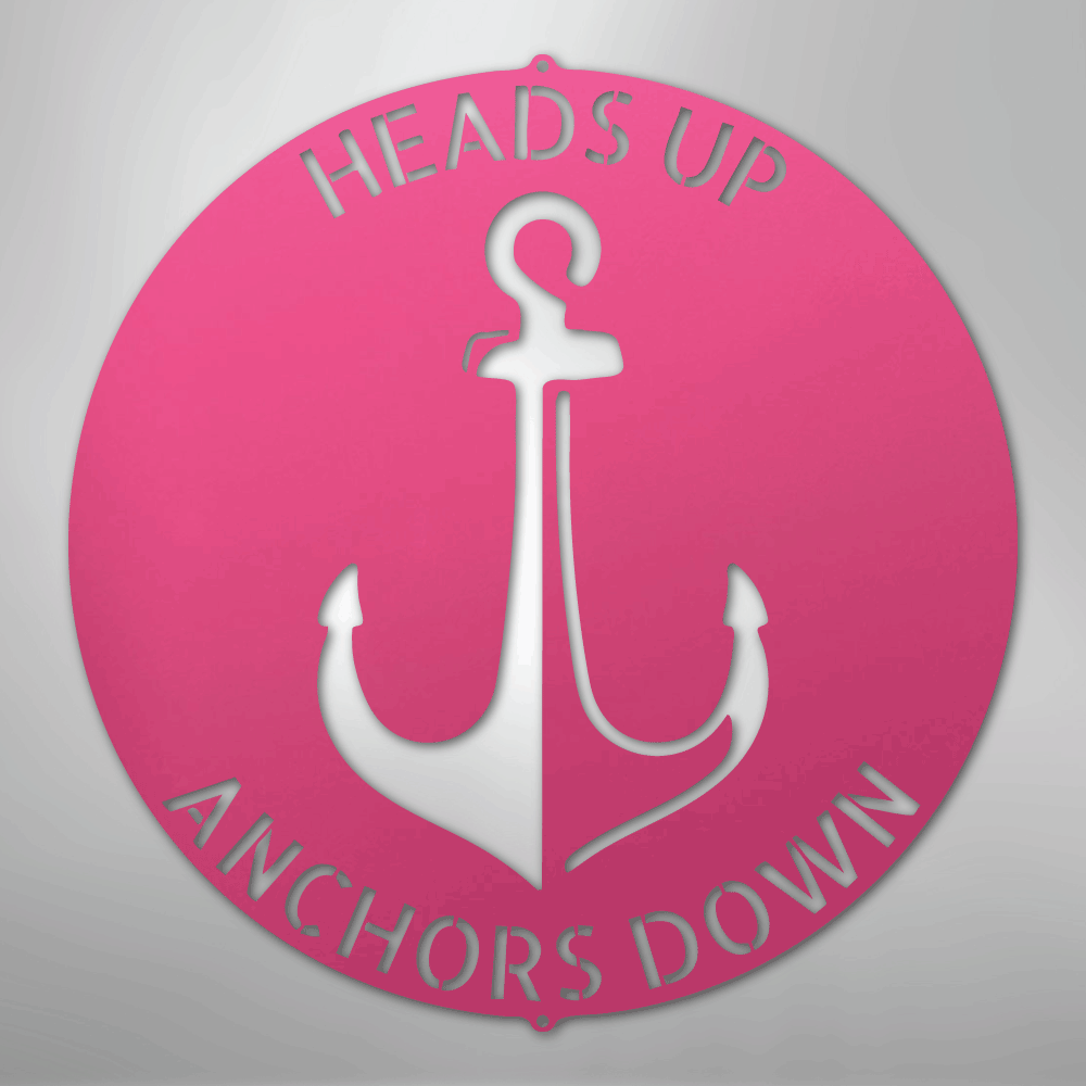 Anchor Plaque Personalized Steel Metal Sign Wall ArtCustomly Gifts