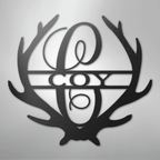 Antler Personalized Monogram Name Steel Metal Sign Wall ArtCustomly Gifts
