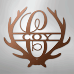 Antler Personalized Monogram Name Steel Metal Sign Wall ArtCustomly Gifts
