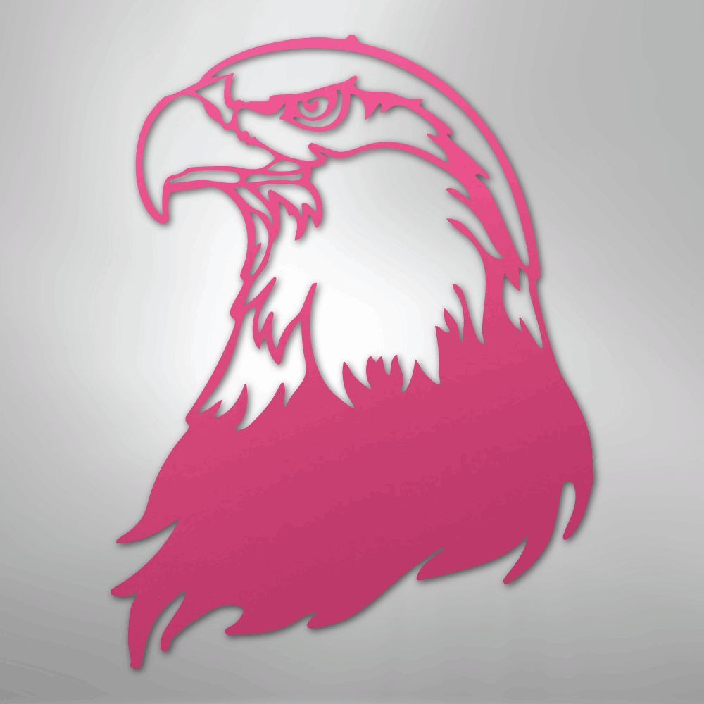 Bald Eagle Head - Steel Metal Sign Wall ArtCustomly Gifts