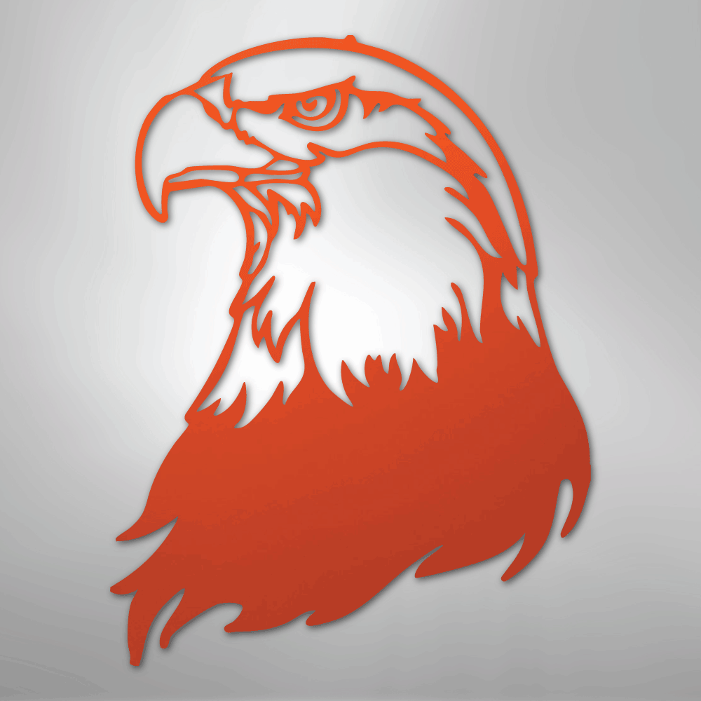 Bald Eagle Head - Steel Metal Sign Wall ArtCustomly Gifts