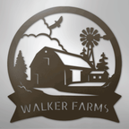 Barn House Personalized Steel Metal Sign Wall ArtCustomly Gifts