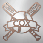 Baseball Monogram Personalized Steel Metal Sign Wall ArtCustomly Gifts