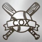Baseball Monogram Personalized Steel Metal Sign Wall ArtCustomly Gifts