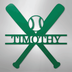Batter Up Baseball Personalized Steel Metal Sign Wall ArtCustomly Gifts