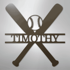 Batter Up Baseball Personalized Steel Metal Sign Wall ArtCustomly Gifts