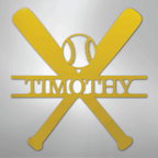 Batter Up Baseball Personalized Steel Metal Sign Wall ArtCustomly Gifts