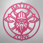 Battle Axe Ring Viking Personalized Steel Metal Sign Wall ArtCustomly Gifts
