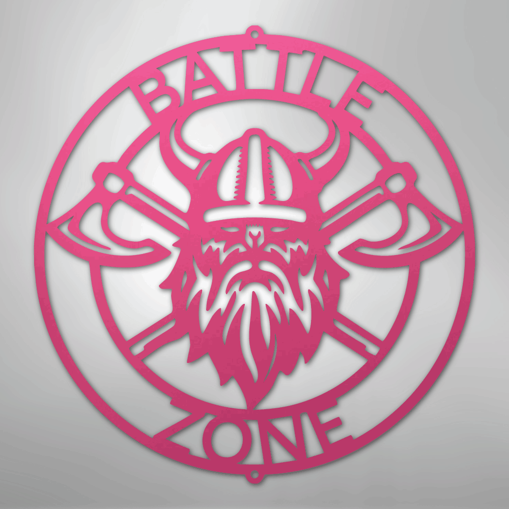 Battle Axe Ring Viking Personalized Steel Metal Sign Wall ArtCustomly Gifts
