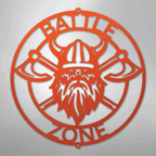 Battle Axe Ring Viking Personalized Steel Metal Sign Wall ArtCustomly Gifts