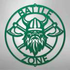 Battle Axe Ring Viking Personalized Steel Metal Sign Wall ArtCustomly Gifts