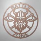 Battle Axe Ring Viking Personalized Steel Metal Sign Wall ArtCustomly Gifts