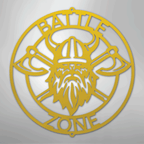 Battle Axe Ring Viking Personalized Steel Metal Sign Wall ArtCustomly Gifts