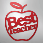 Best Teacher - Steel Metal Sign Wall ArtCustomly Gifts