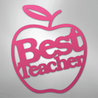 Best Teacher - Steel Metal Sign Wall ArtCustomly Gifts