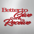 Better to Give Quote - Steel Metal Sign Wall ArtCustomly Gifts