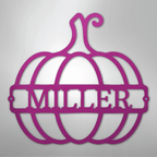 Big Pumpkin Personalized Steel Metal Sign Wall ArtCustomly Gifts