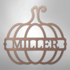 Big Pumpkin Personalized Steel Metal Sign Wall ArtCustomly Gifts